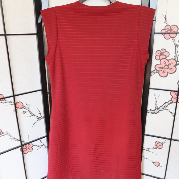 Alice Blue Red Burgundy Tunic Top Size Large Petite - Picture 12 of 12
